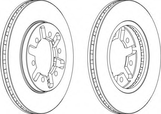 FERODO DDF421 Brake Disc